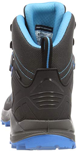 Hi-Tec Ladies Sporthike Mid Waterproof Charcoal/Blue Lightweight Walking Boots