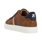 Rieker Mens U0705-24 Brown Leather Lace Up Wide Fit Casual Shoes Trainers