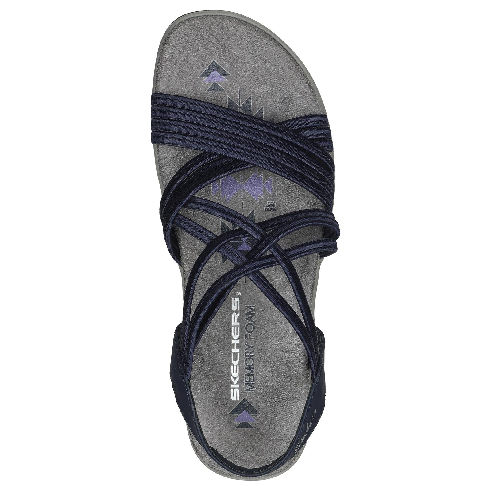 Skechers reggae womens strap sandals online