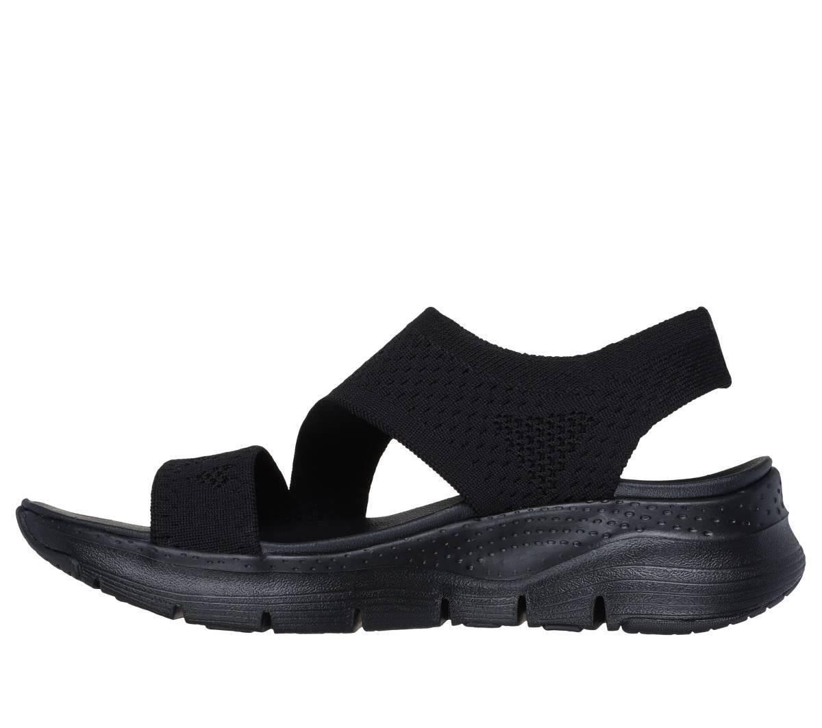 Skechers Womens Arch Fit Sandals Black Brightest Day 119458/BBK