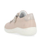 Remonte Womens D1E03-31 Pink Leather Side Zip Detail Wide Fit Trainers