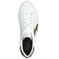 Skechers Womens  Eden LX Feeling Fierce White Leopard Court Classic Trainers