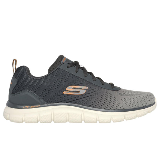 Skechers Mens Track Ripkent Olive Lace Up Trainers
