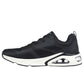 Skechers Mens Tres-Air Uno Revolution-Airy Black Lace Up Trainers