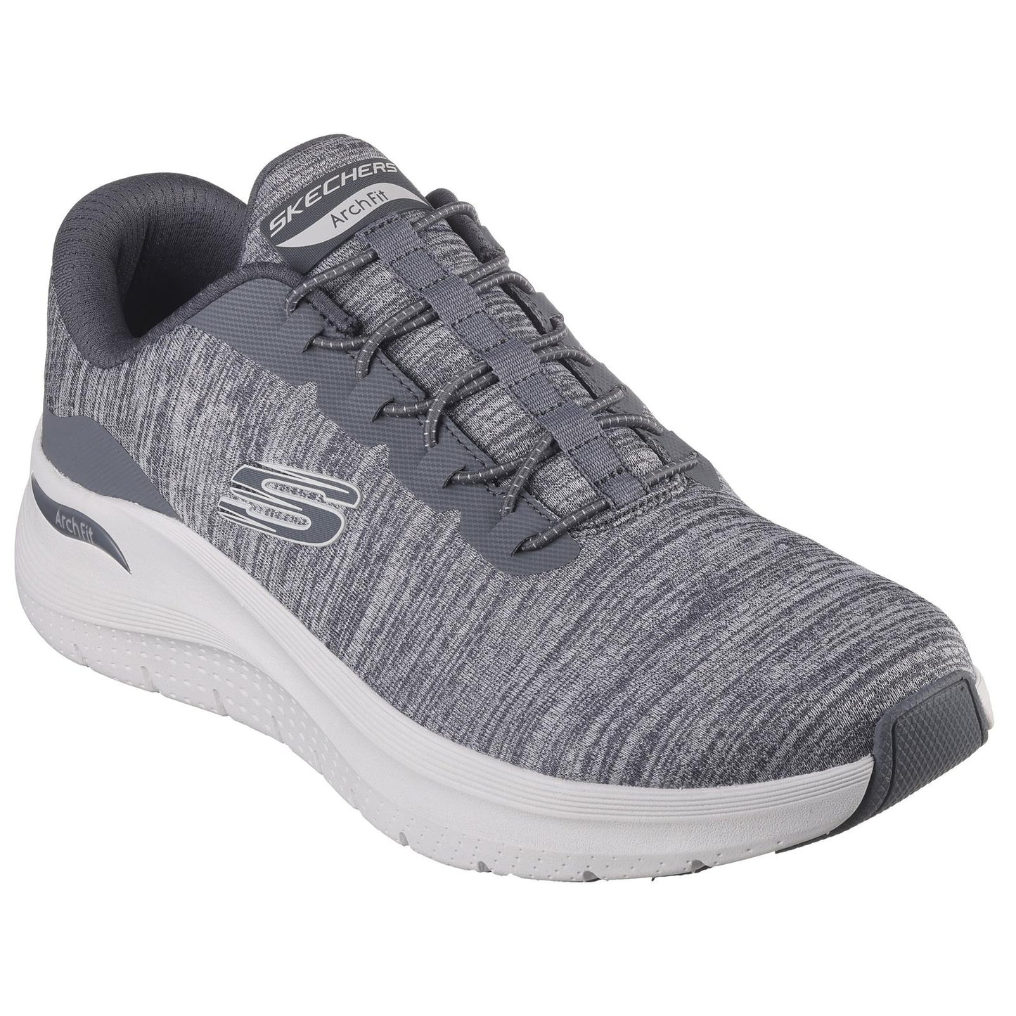 Skechers Mens Arch Fit 2.0 Upperhand Grey Vegan Trainers