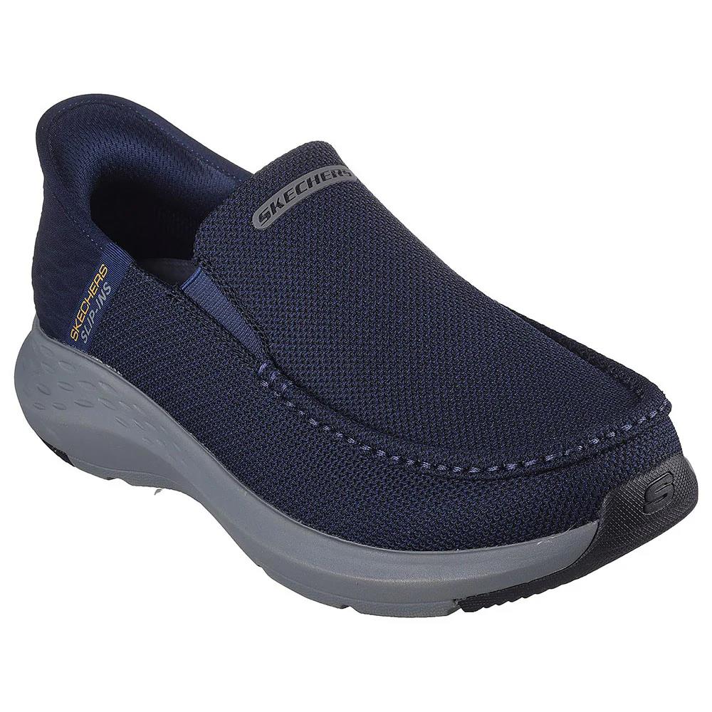 Skechers Mens Parson Ralven Navy Slip-Ins Vegan Shoes