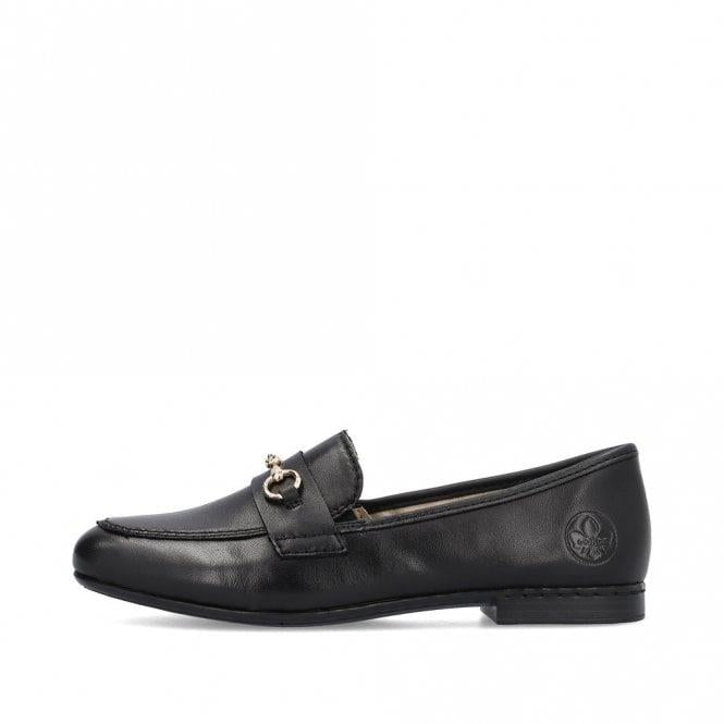 Rieker 51764-00 Black Loafer Shoes