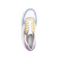 Rieker Womens M5520-91 White Multi Side Zip Lace Up Trainers