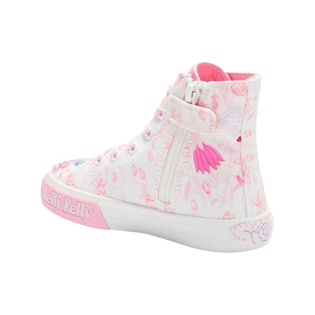 Lelli Kelly LK4166 (BI02) Fairy White Canvas Baseball Boots