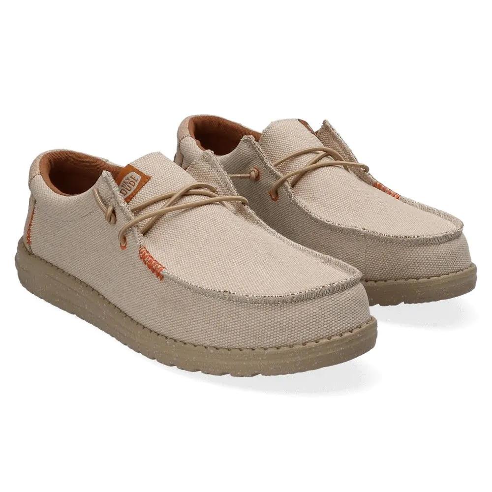 Hey Dude Mens Wally Coastline Jute Shoes