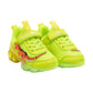 Bull Boys T-Rex Dinosaur Lime Green Light Up Flashing Trainers Shoes