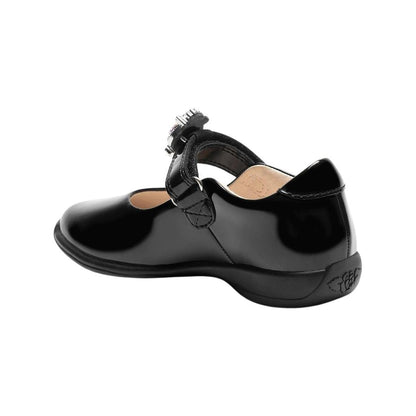 Lelli Kelly LK8616 (NE03) Bianca Unicorn Black Patent School Shoes