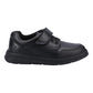 Hush Puppies Rowan Black Leather School Shoes