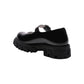 Lelli Kelly LK8430 (NE03) Madeline Black Patent Chunky School Shoes