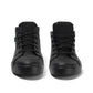 Kickers Junior Boys Tovni Hi Double Tongue Black Leather School Shoes