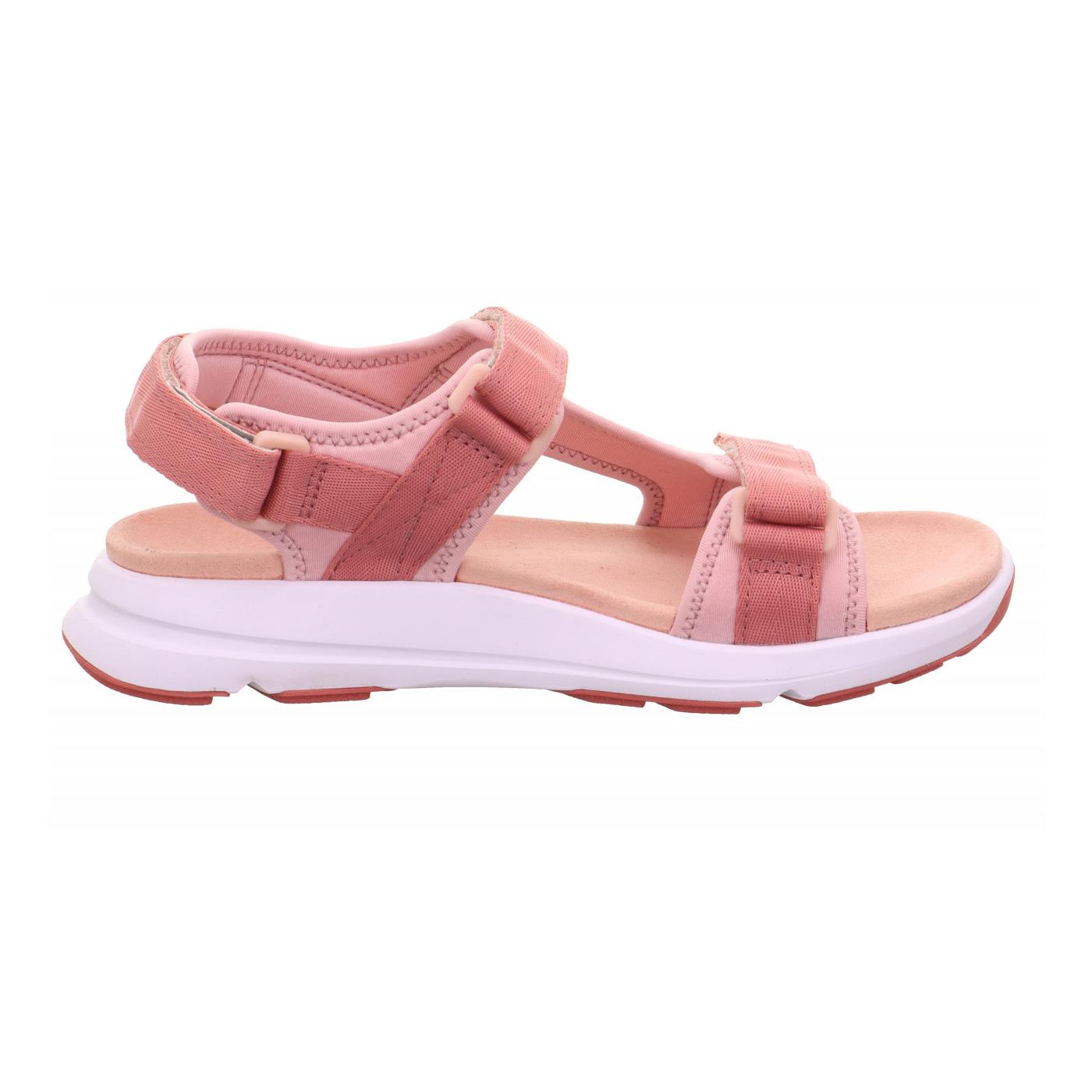 Legero Womens Liberty Saphira Pink Wide Fit Adjustable Vegan Sandals