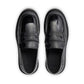 Kickers Womens Black Leather Loafer Slip On School/Work Shoes