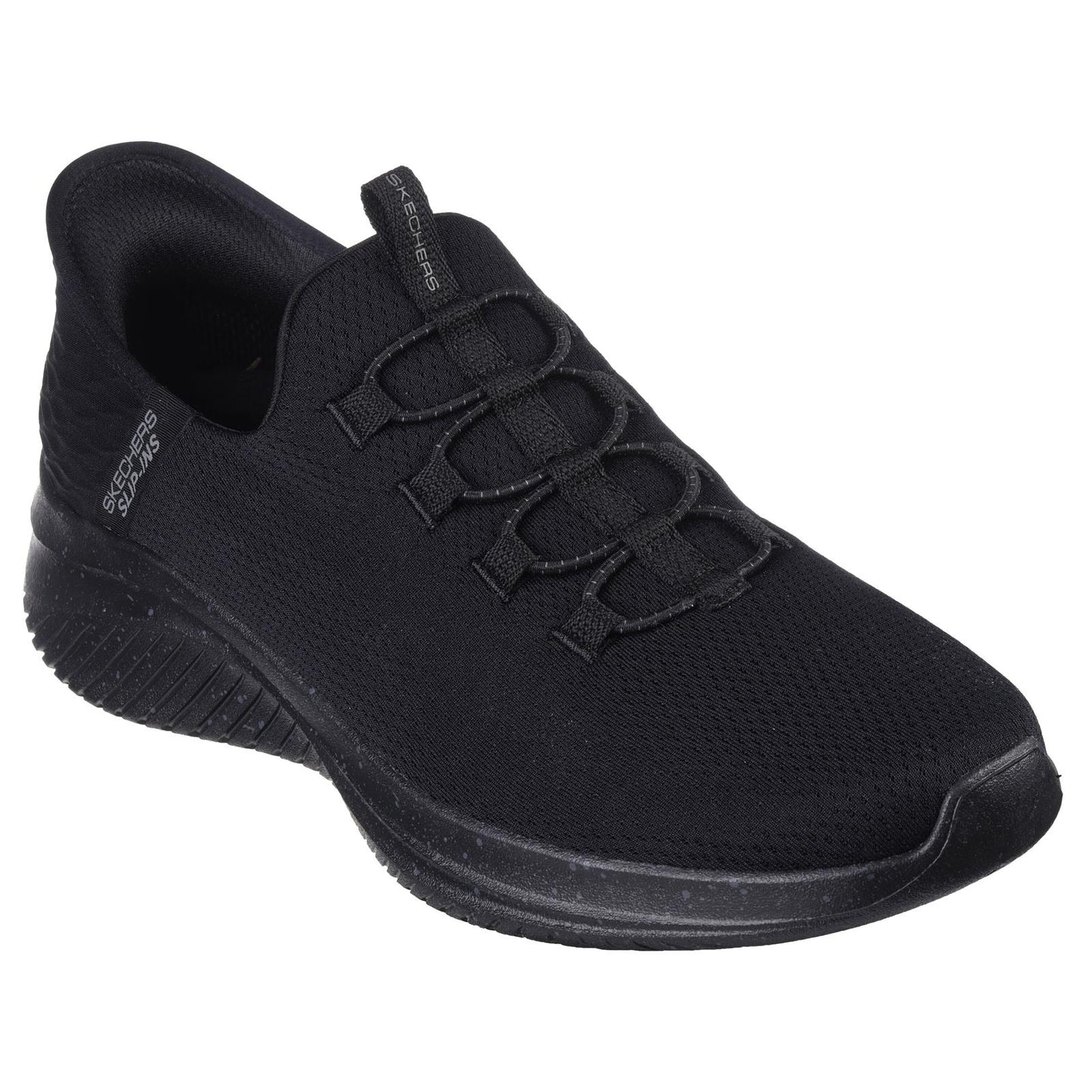 Skechers Mens Ultra Flex 3.0 right Away Black Wide Fit Slip Ins Vegan Shoes