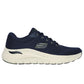 Skechers Mens Arch Fit 2.0 Navy Lace Up Lightweight Vegan Shoes