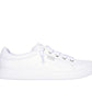 Skechers Womens Bobs D’Vine Instant Delight White Faux Leather Vegan Shoes