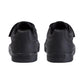 Kickers Unisex Tovni Twin Black Double Hook & Loop Leather School Shoes