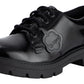 Kickers Womens Kori Lace Black Patent Leather School Shoes