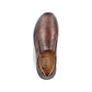 Rieker Mens Brown Faux Leather Extra Wide Slip On Casual Shoes