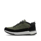 Rieker Mens Green Suede Leather Lace Up Water Resistant Casual Shoes