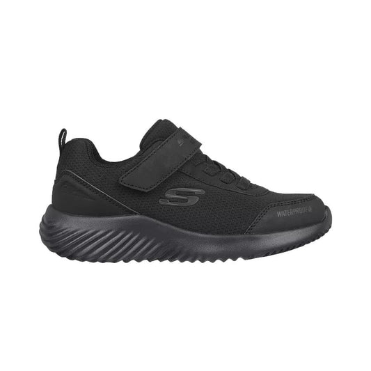 Skechers Kids Bounder Dripper Drop Black Hook & Loop Trainers