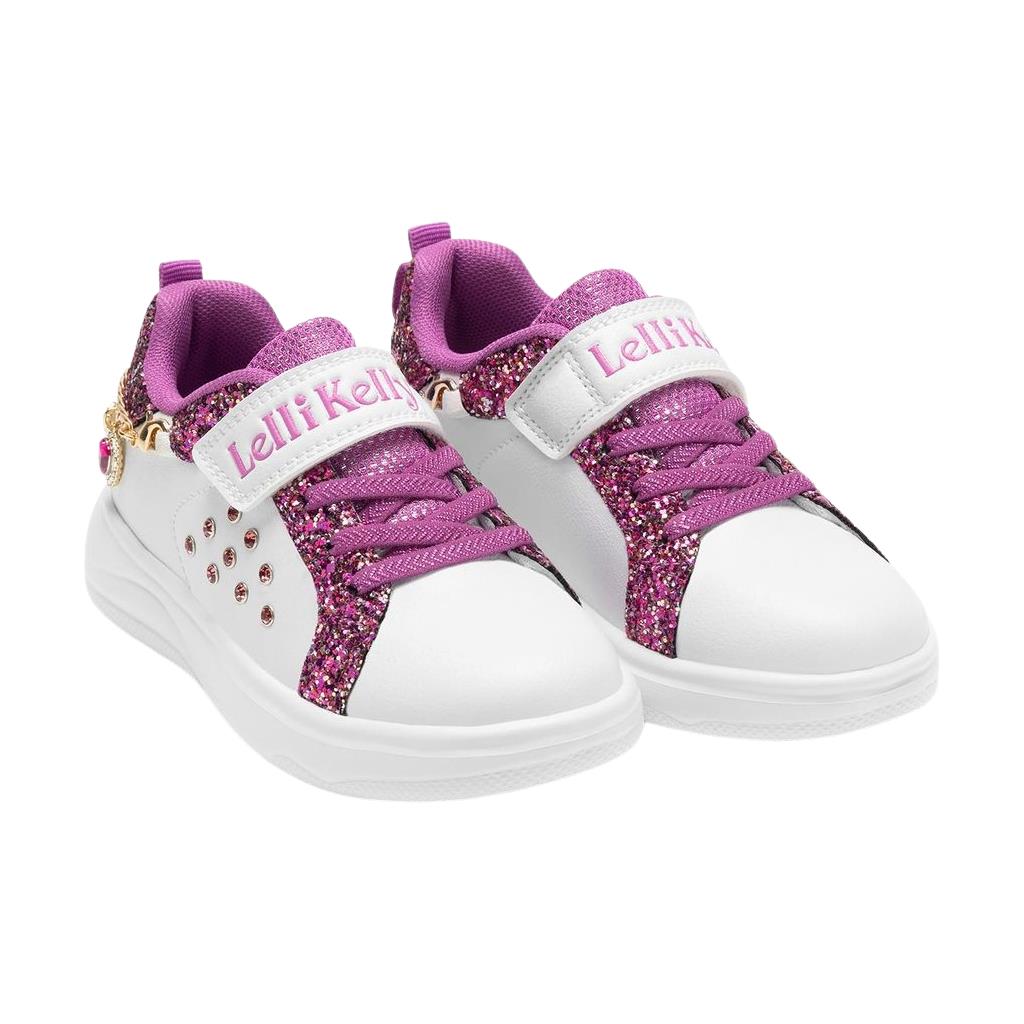 Lelli Kelly LK4400 (BIP0) Gioiello White/Purple Chain Bracelet Trainers