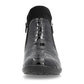 Remonte R7677-03 Black Wide Fit Fleece Lined Side Zip Ankle Boots