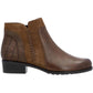 Remonte D6893-22 Brown Leather & Suede Ankle Boots