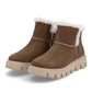 Rieker Ladies W2071-20 Brown Suede Warm Lined Ankle Boots