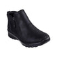 Skechers Ladies Lovely Vibe Fall In Bloom Black Vegan Side Zip Boots