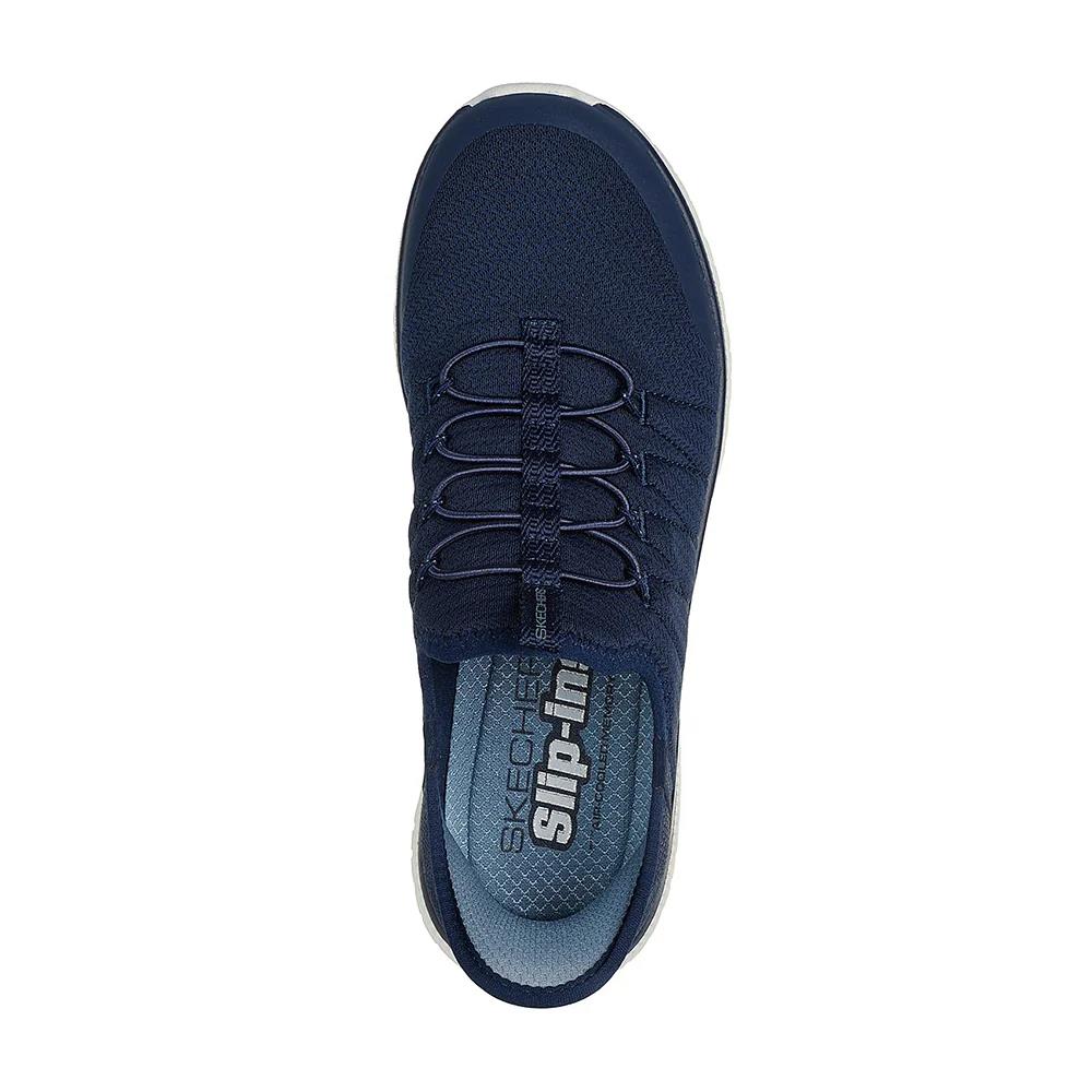 Skechers Slip Ins Virtue Glow Womens Trainers Navy 104426/NVY