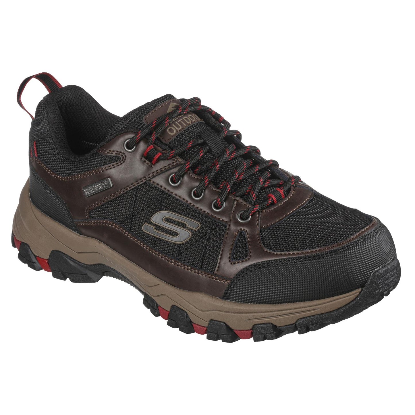 Skechers Mens Brown Walking Waterproof Shoes Selmen Cormack 204427