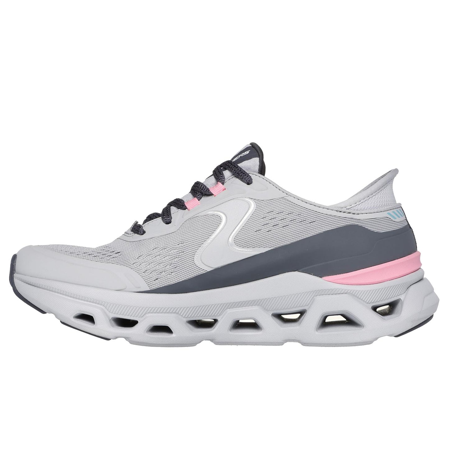 Skechers Womens Slip Ins Glide Step Altus Grey Lightweight Trainers 150510/GYPK