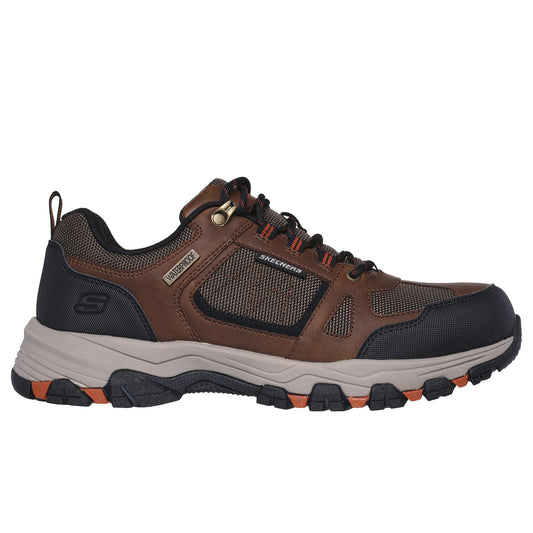 Skechers Mens Selmen Forel Brown Relaxed Fit Waterproof Shoes