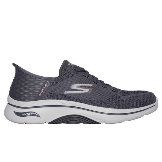 Skechers Mens Arch Fit Slip Ins Grand Select Grey Shoes