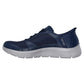 Skechers Mens Go Walk Flex Anza Navy Slip Ins Hands Free Trainers Shoes