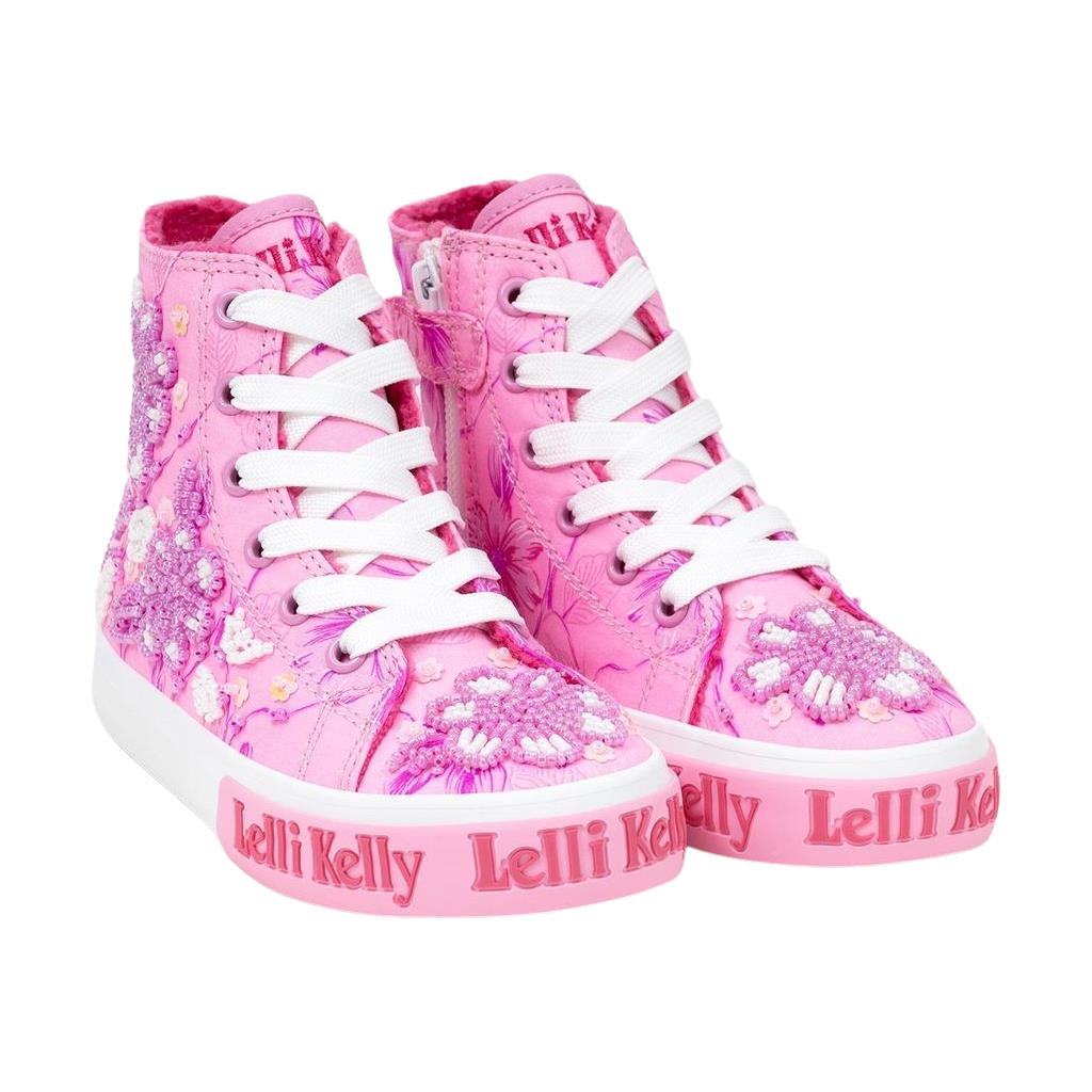 Lelli Kelly LK3852 (RO02) Brooke Pink Fantasy Warm Lined Baseball Boots