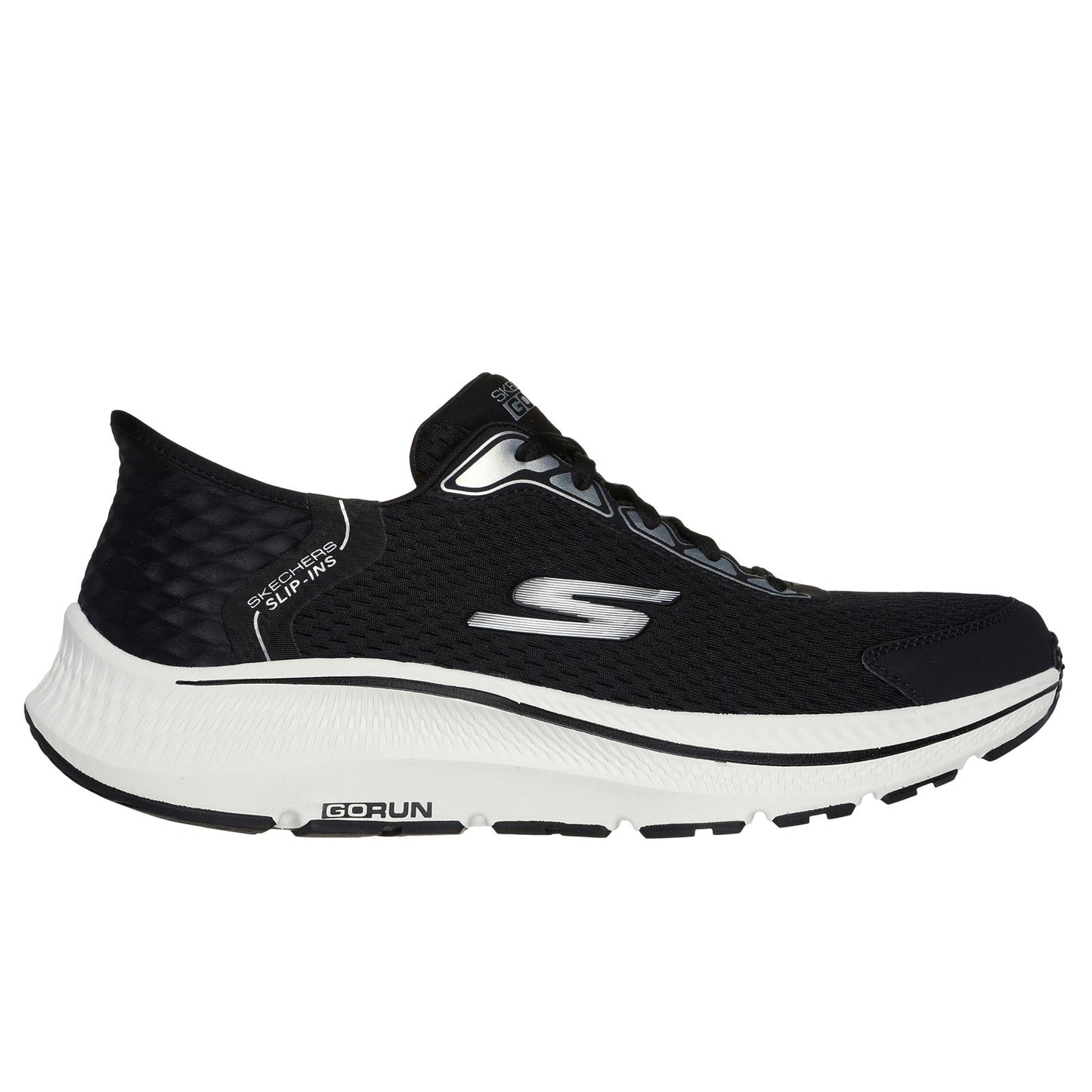 Skechers Mens Black Slip Ins Go Run Consistent 2.0 Empowered Trainers