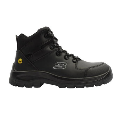 Skechers Black Safety Boots Composite ESD Trophus Kilram