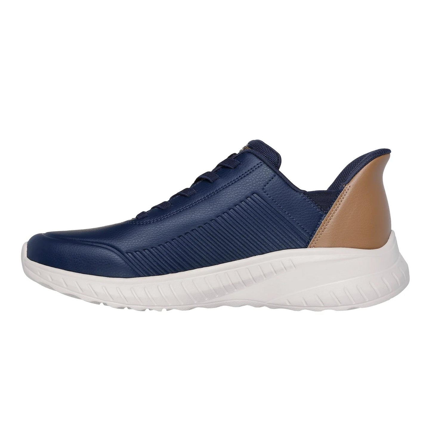 Skechers Mens Navy Slip Ins Hands Free Easy On Trainers 118305/NVY