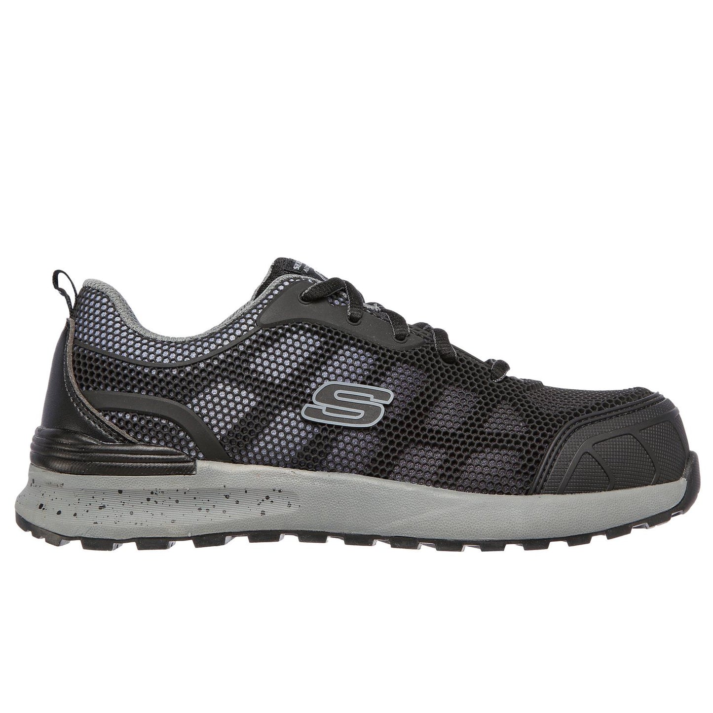 Skechers Womens Black Safety Shoes 77273EC