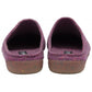 Lotus Ladies Alba Purple Slip On Mule Slippers