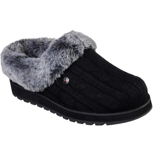 Skechers Womens Wide Fit Slippers Keepsakes Ice Angel 31204W