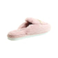 Heavenly Feet Ladies Swan Pink Slip On Chain Mule Slippers