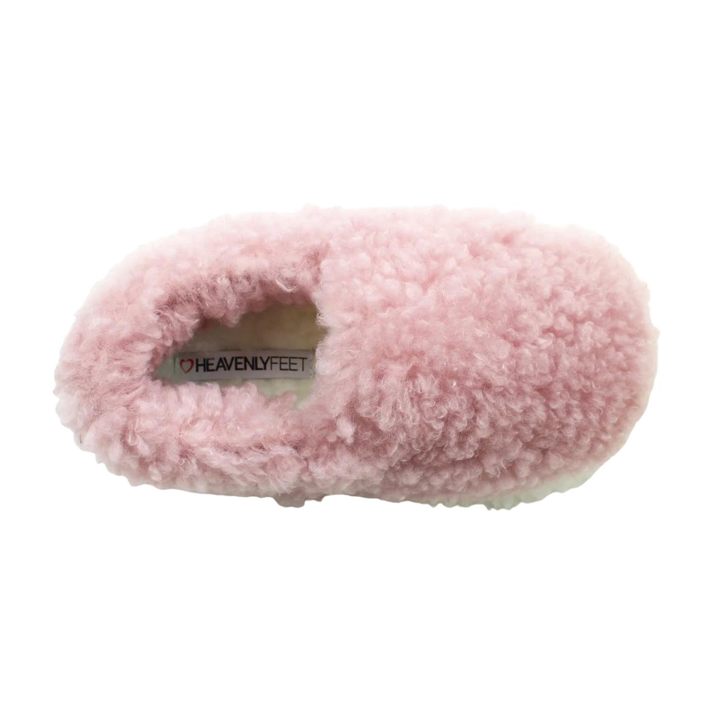 Heavenly Feet Ladies Softee Pink Super Soft Fluffy Slippers