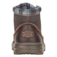 Hey Dude Mens Bradley Classic Brown Water Resistant Leather Lightweight Boot